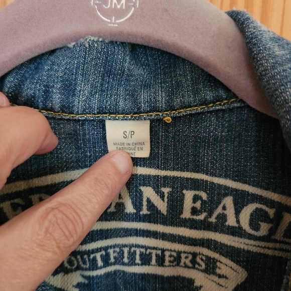 Womens american eagle jean jacket - Picture 7 of 7